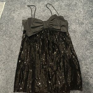 Zara Bow Sequin Dress 🎀